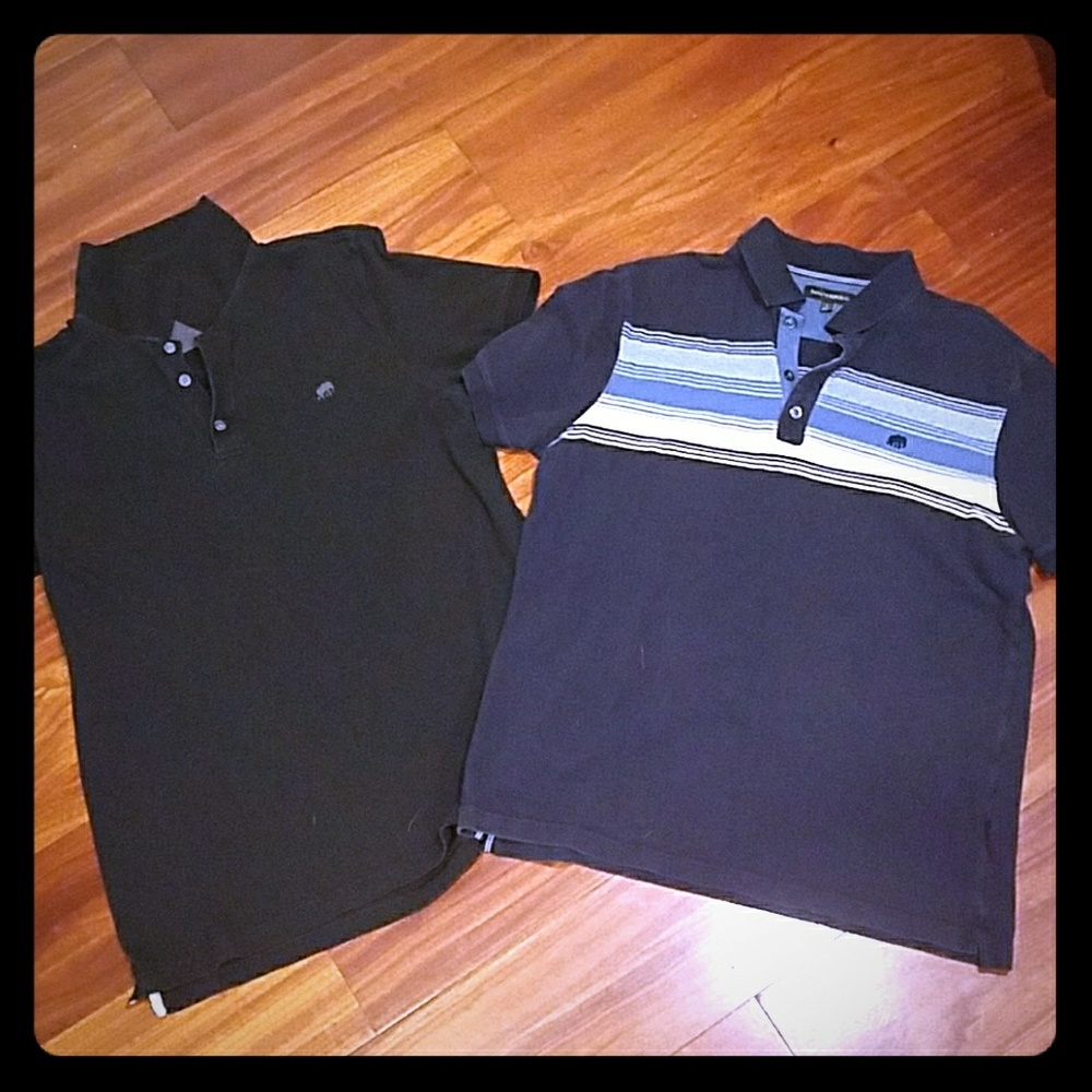 2 banana republic polos